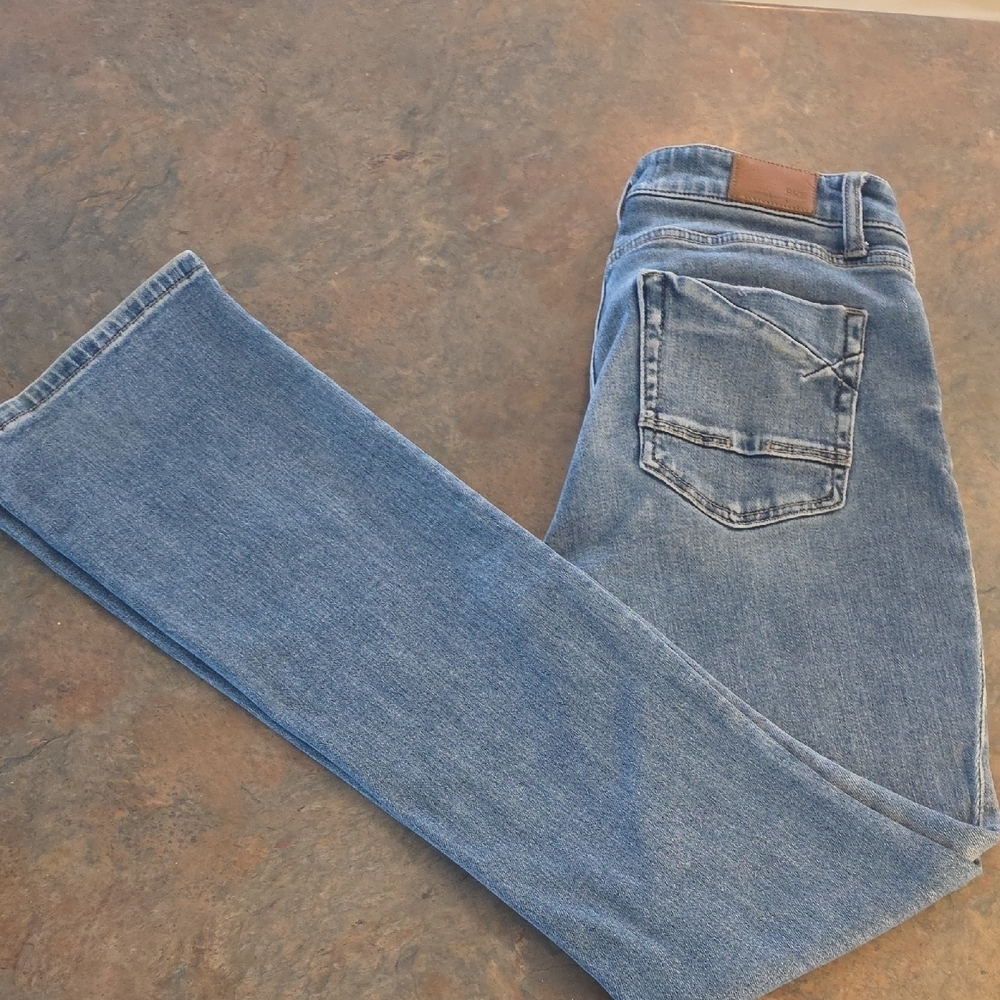 BKE Women's Light Blue Boot Cut Jeans